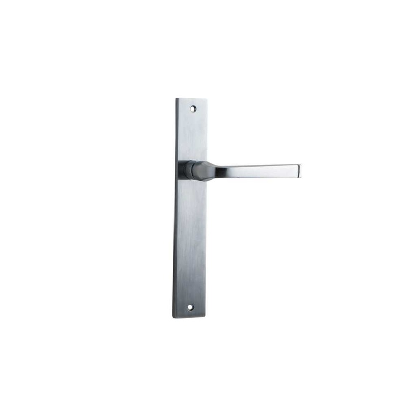 Door Lever Annecy Rectangular Latch Brushed Chrome