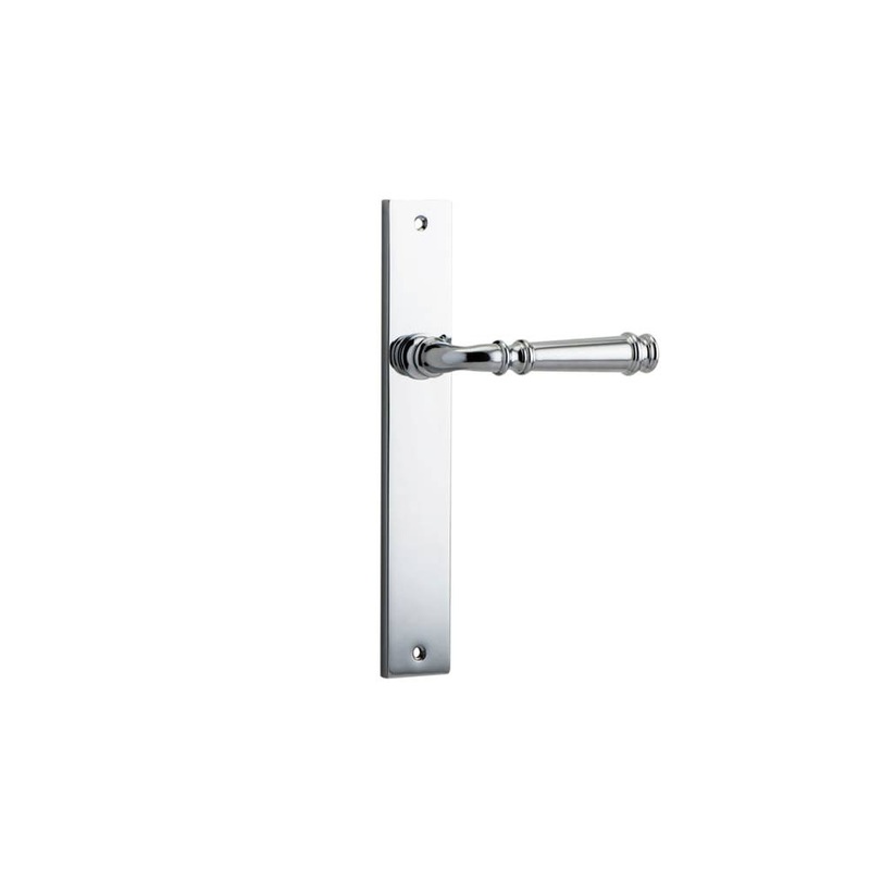 Door Lever Verona Rectangular Latch Polished Chrome