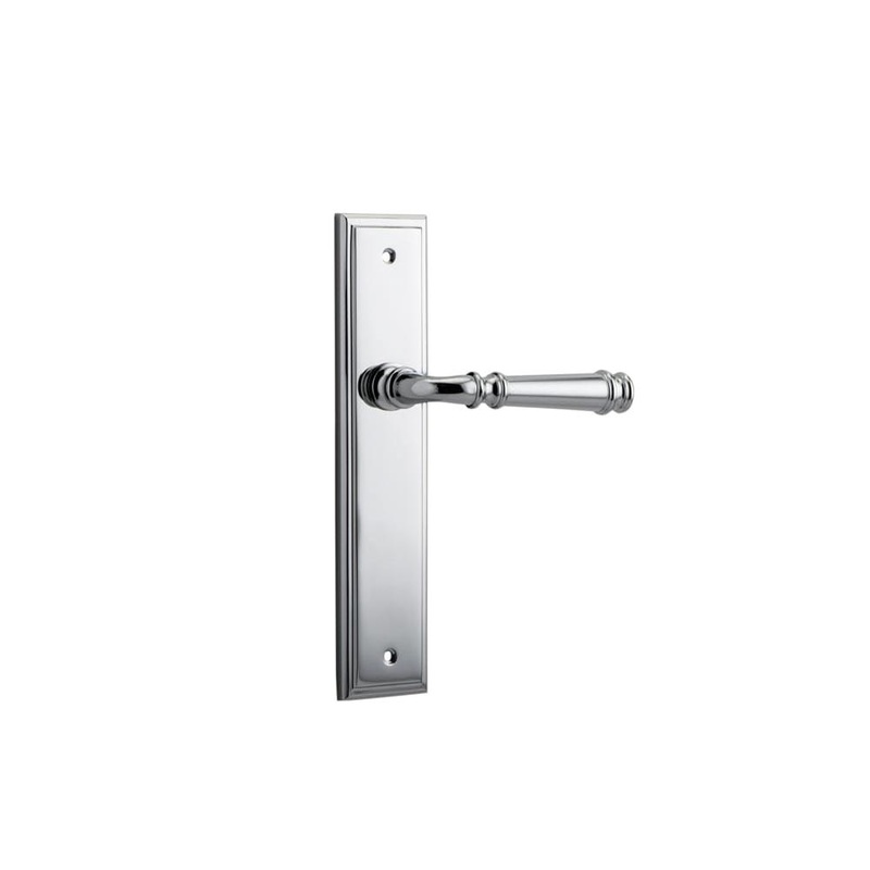 Door Lever Verona Stepped Latch Polished Chrome