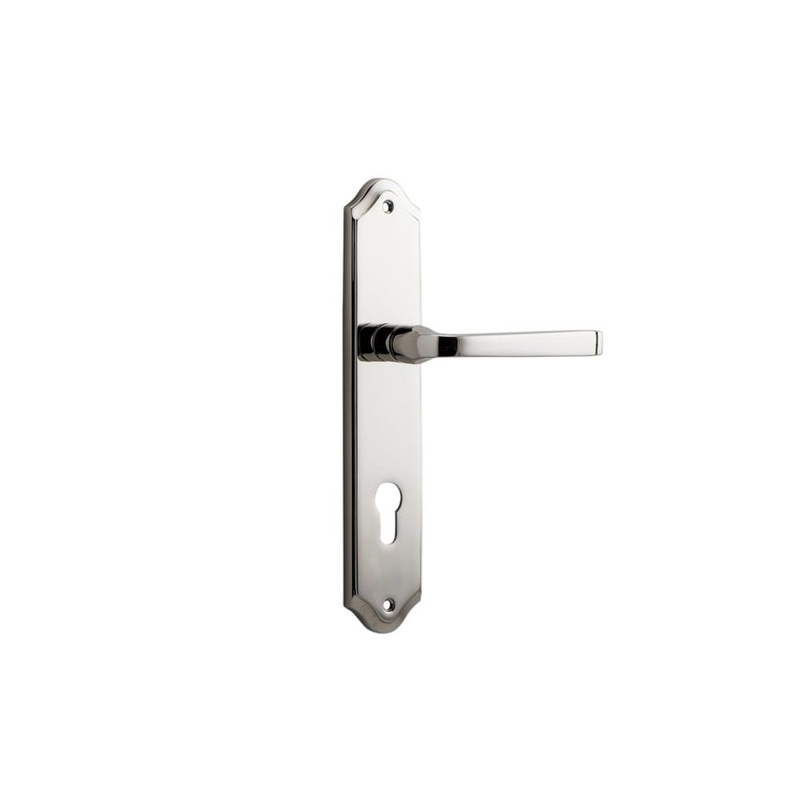 Door Lever Annecy Shouldered Euro Polished Nickel