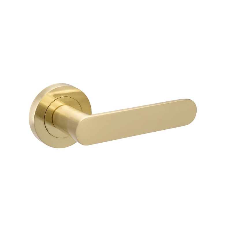 Zanda Duke Passage Set Satin Brass