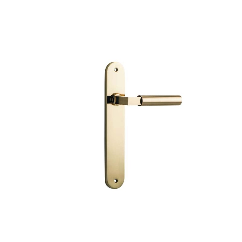 Door Lever Berlin Oval Latch Polished Brass