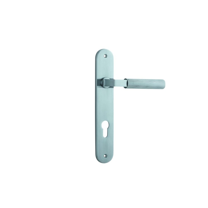 Door Lever Brunswick Oval Latch Polished Chrome