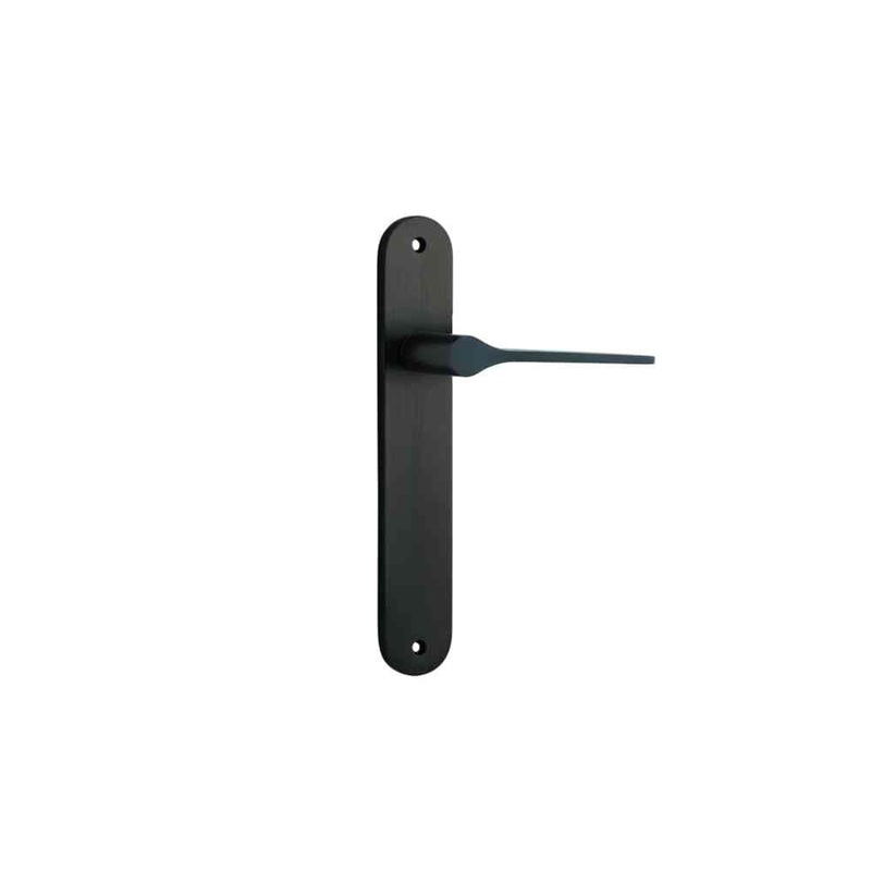 Door Lever Como Oval Latch Signature Brass