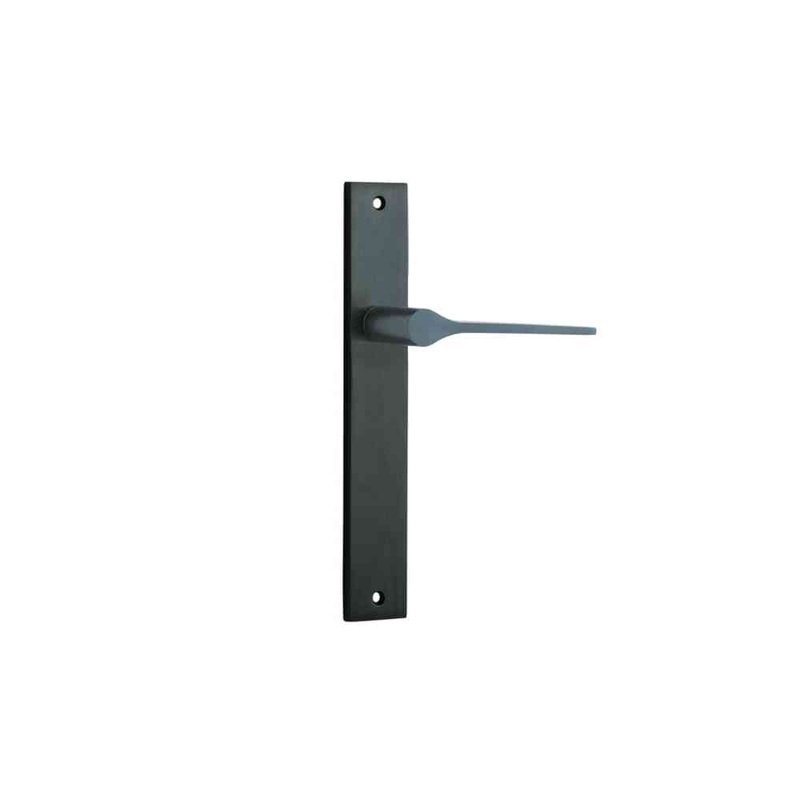 Door Lever Como Rectangular Latch Signature Brass