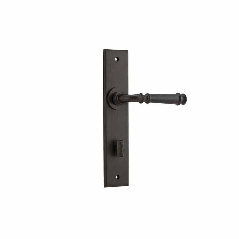 Door Lever Verona Chamfered Privacy Signature Brass