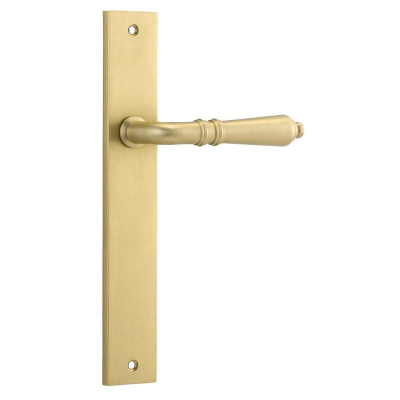Door Lever Sarlat Rectangular Latch Brushed Gold PVD