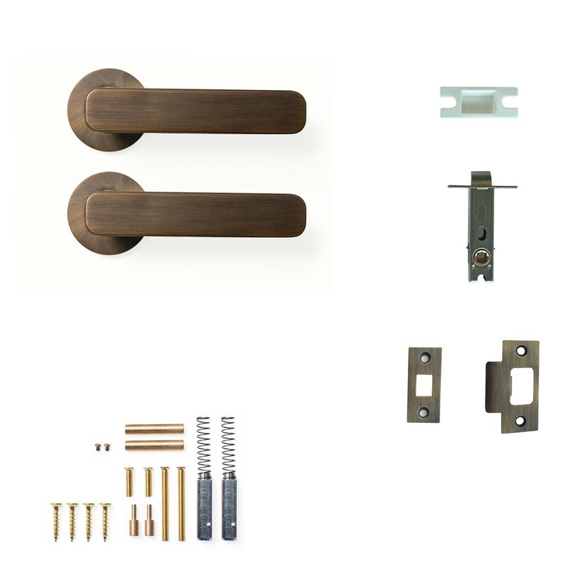 Momo Aspen Lever Passage Set – Bronze