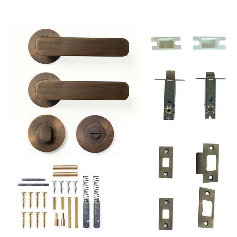 Momo Aspen Lever Privacy Set – Bronze