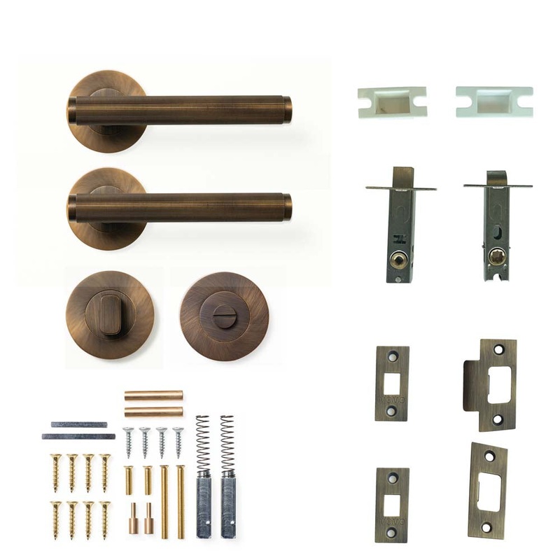 Momo Bellevue Lined Lever Privacy Set – Bronze