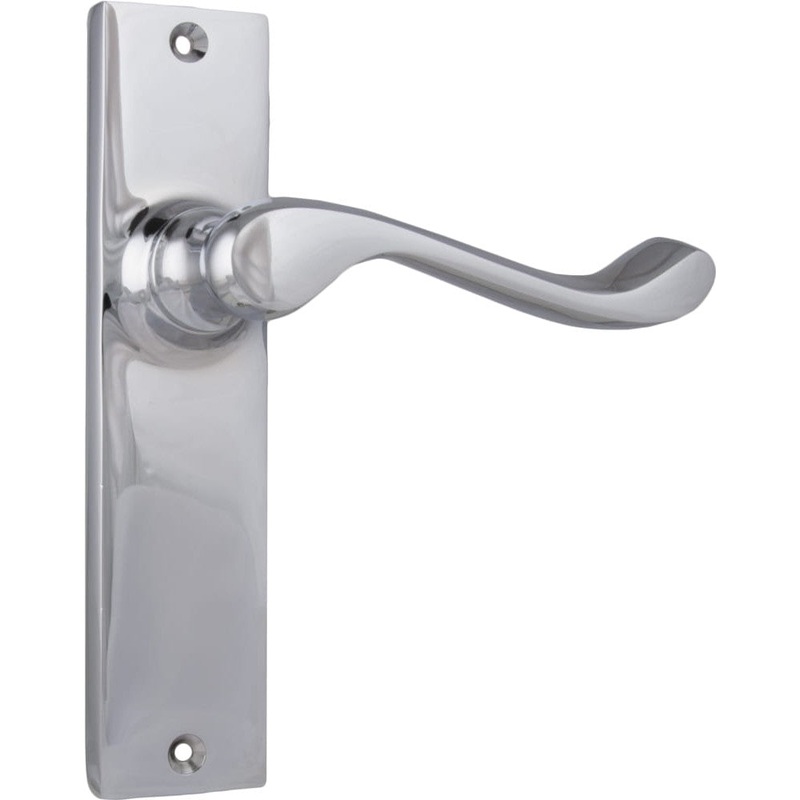 Tradco Fremantle Door Lever Pair Chrome Plated