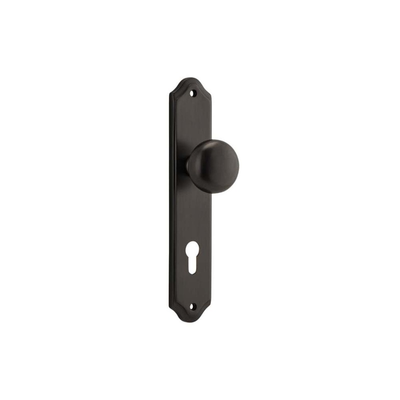 Door Knob Cambridge Shouldered Euro Signature Brass