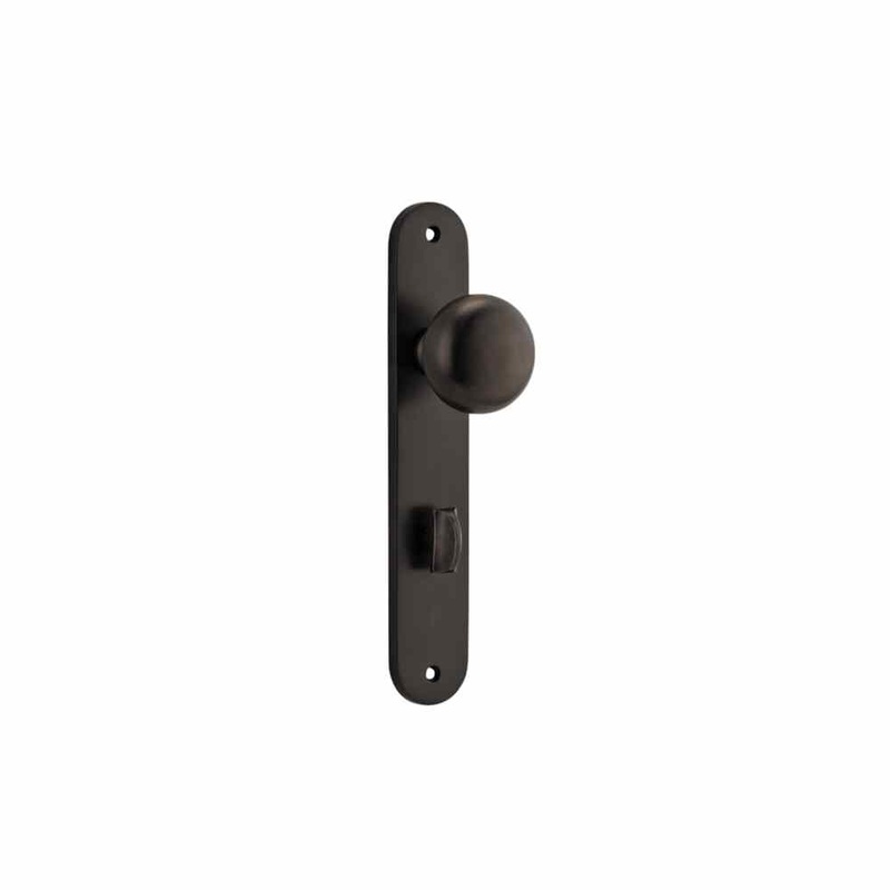 Door Knob Cambridge Oval Privacy Signature Brass