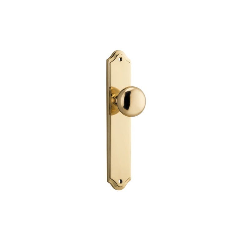 Door Knob Cambridge Shouldered Latch Polished Brass