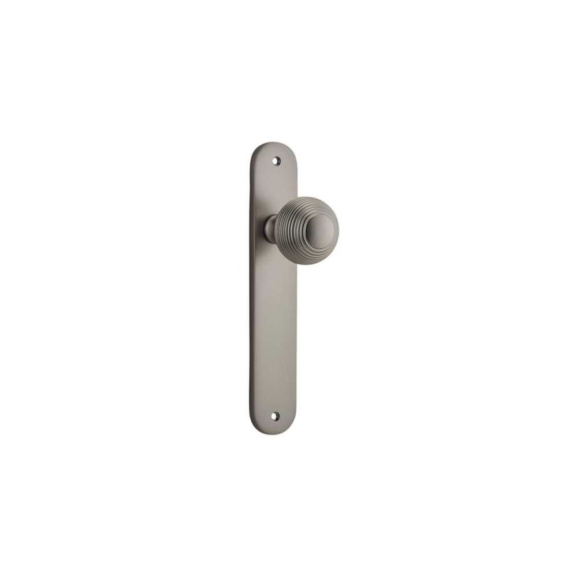 Door Knob Guildford Oval Latch Satin Nickel