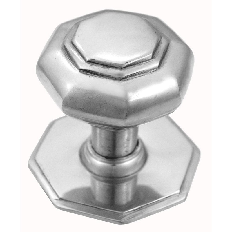 Centre Door Knob Bright Chrome
