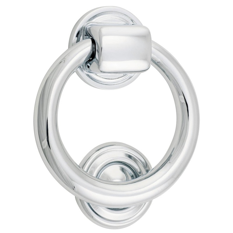 Door Knocker Ring Polished Chrome