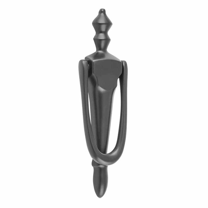 Door Knocker Victorian Matt Black