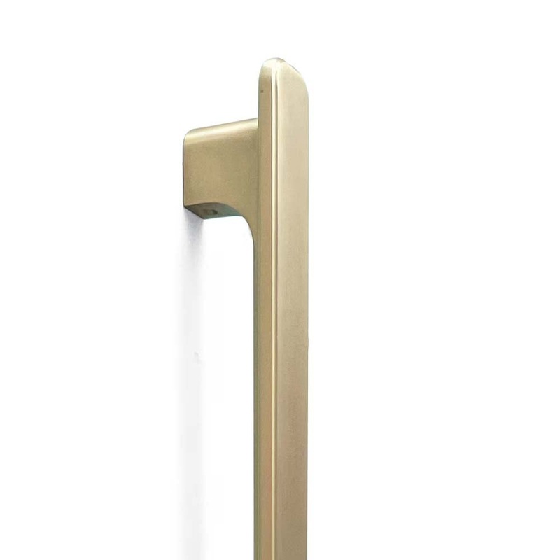 Momo Aspen Entry Pull Handle Brushed Satin Brass