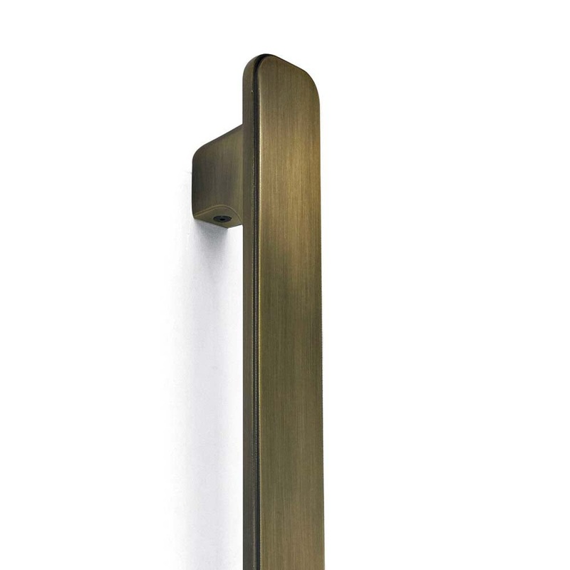 Momo Aspen Entry Pull Handle Dark Brushed Brass