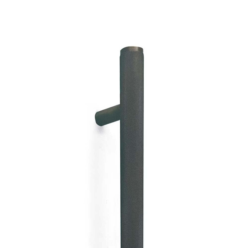 Momo Bellevue Knurled Door Pull With Back To Back Fixing 416mm Bronze