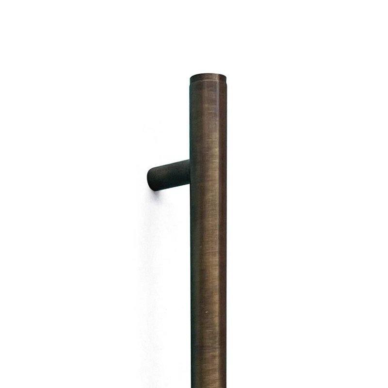 Momo Bellevue Plain Door Pull With Back To Back Fixing 416mm Bronze