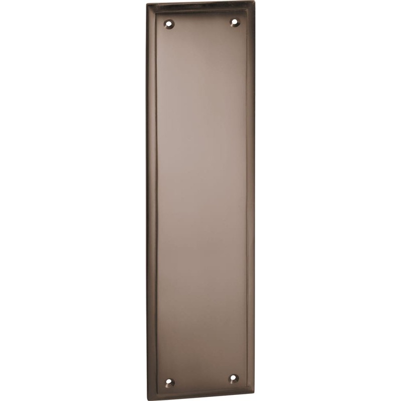 Push Plate Milton Antique Brass H300xW75mm