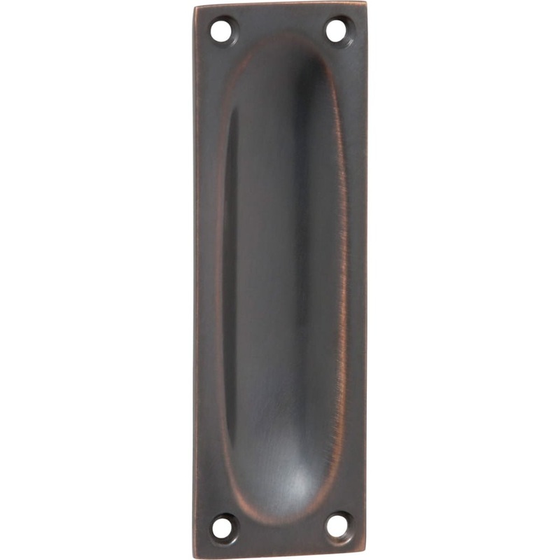 Sliding Door Pull Classic Small Antique Copper H88xW28mm