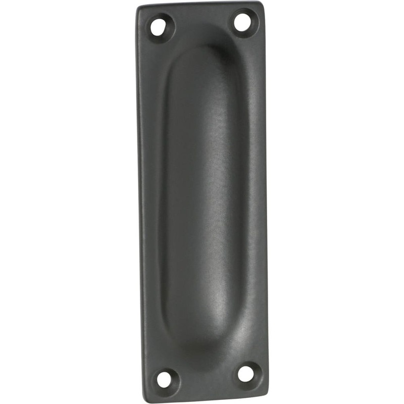 Sliding Door Pull Classic Small Matt Black H88xW28mm