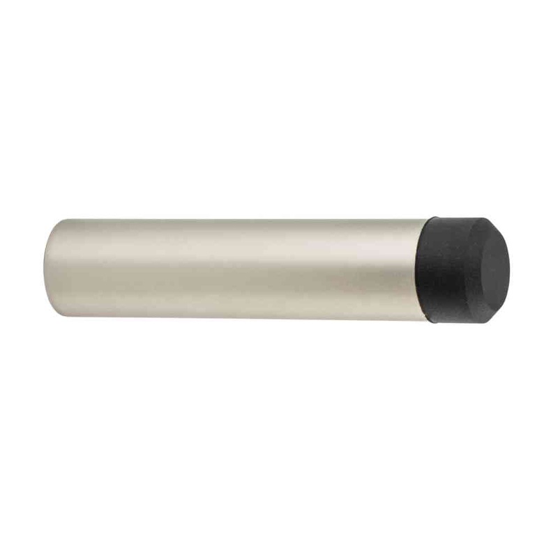 Door Stop Concealed Fix Pencil Satin Nickel D16xP75mm