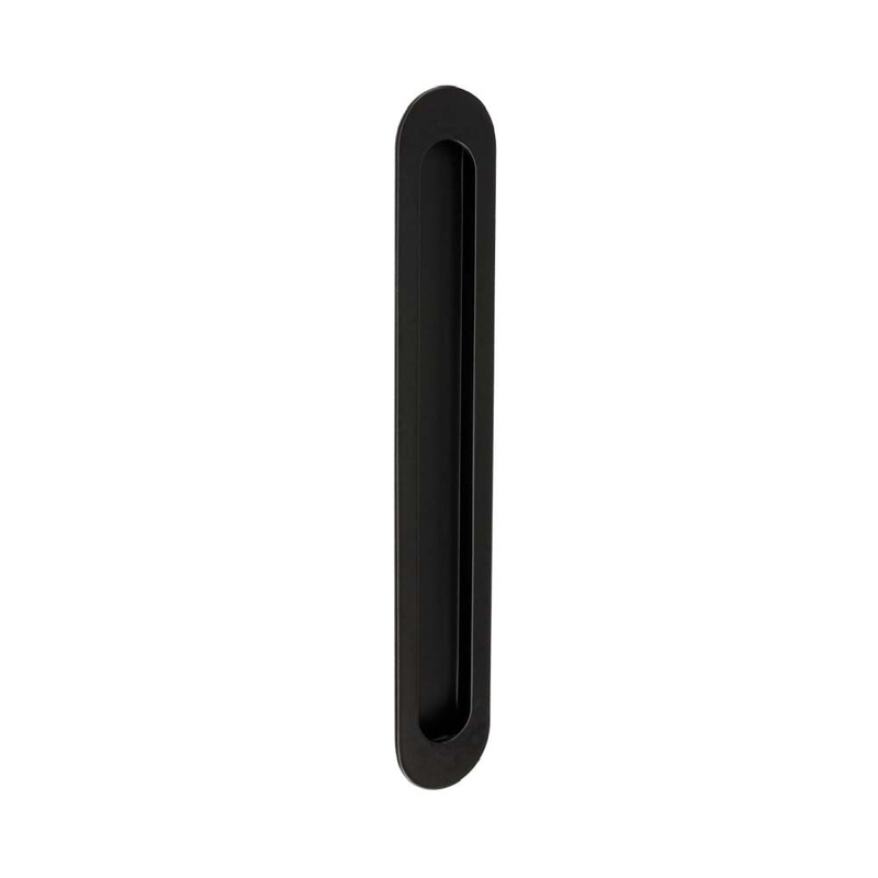 Duke Flush Pull 250mm x 40mm Conc Fix Black