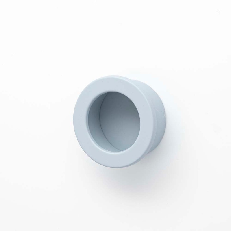 Dune 30mm Circle Recessed Pull Dusty Blue