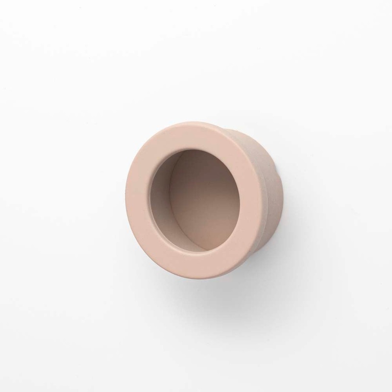 Dune 30mm Circle Recessed Pull Dusty Rose