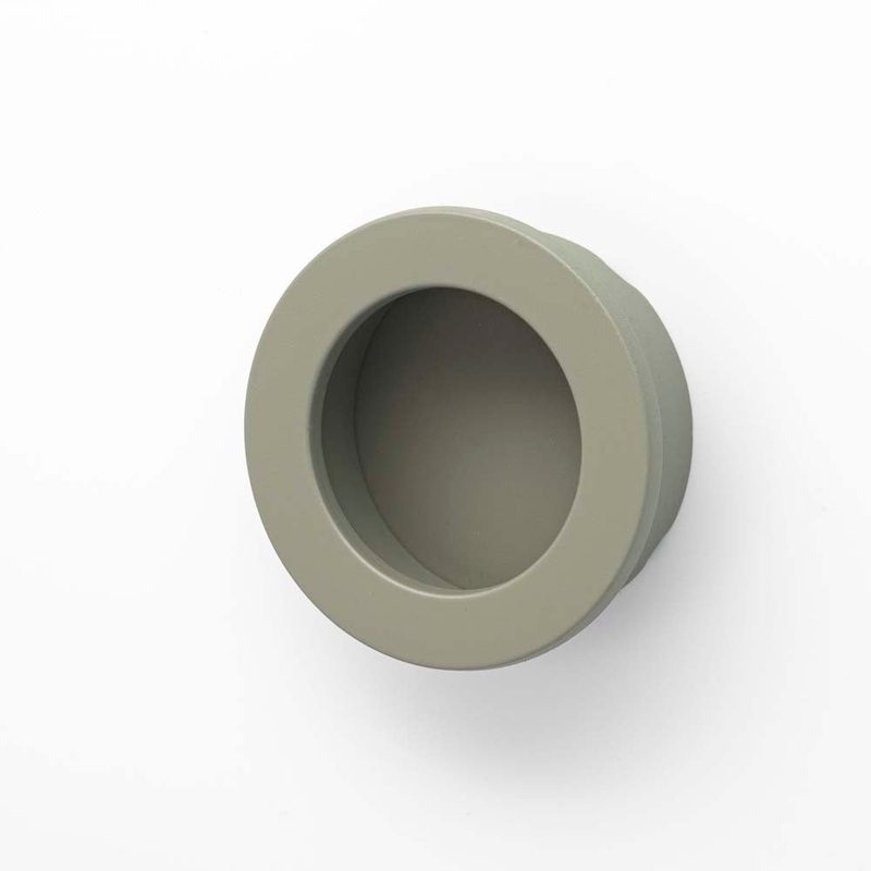 Dune 40mm Circle Recessed Pull Dusty Olive
