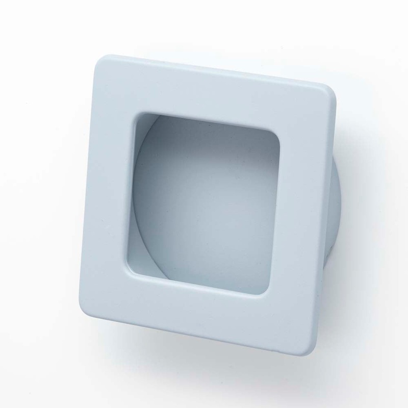 Dune 50mm Square Recessed Pull Dusty Blue
