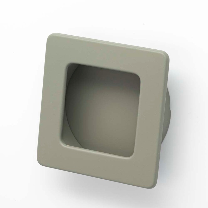 Dune 50mm Square Recessed Pull Dusty Olive