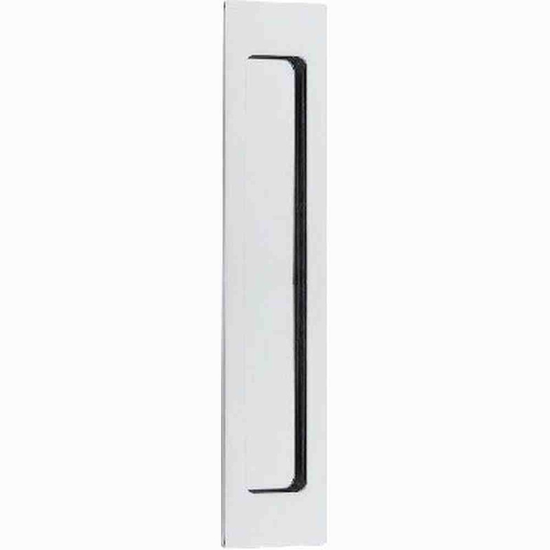 Flush Pull Rectangular Polished Chrome H225xW45xP2.5mm