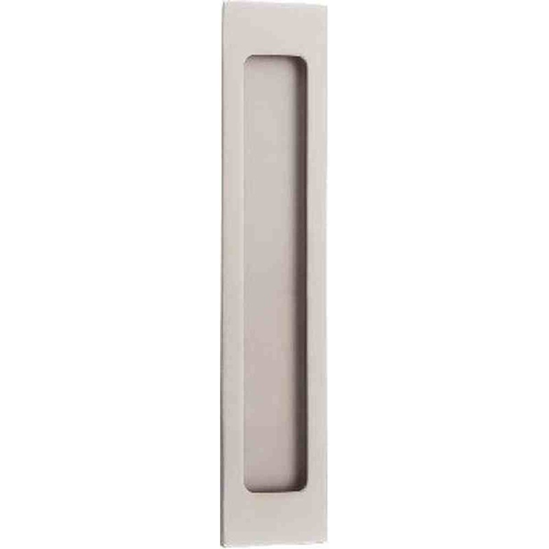 Flush Pull Rectangular Satin Nickel H225xW45xP2.5mm