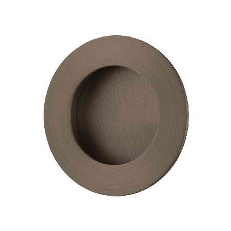 Flush Pull Round Signature Brass D64xP2.5mm