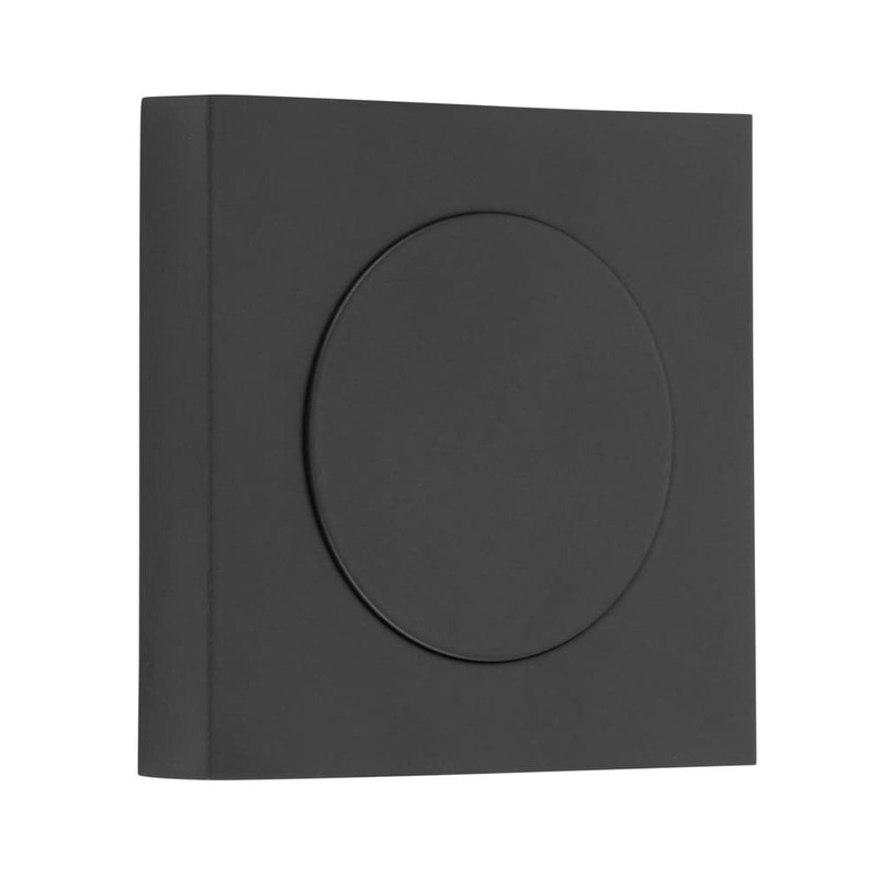 Blank Rose Square Matt Black H52xW52xP10mm