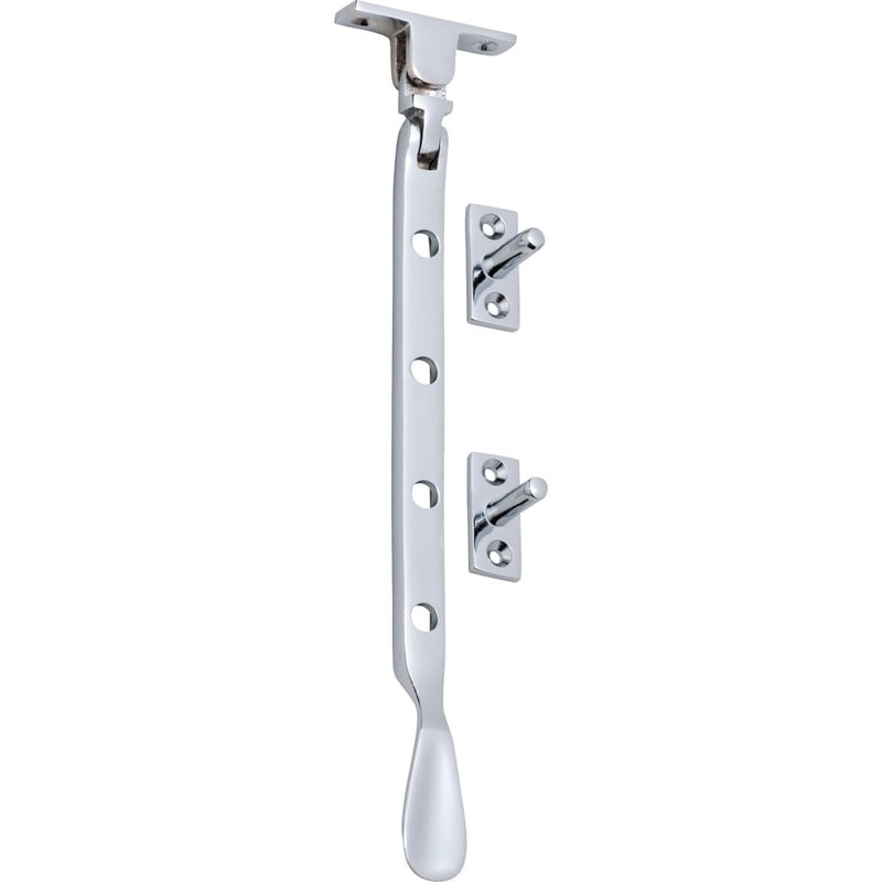 Casement Stay Base Fix Small Chrome Plated