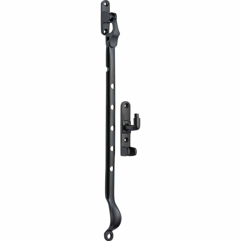 Casement Stay Sidemount Matt Black