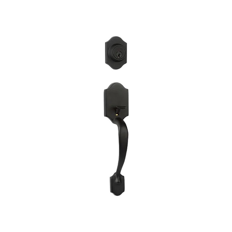 Charente Entry Set D/Cylinder Matt Black