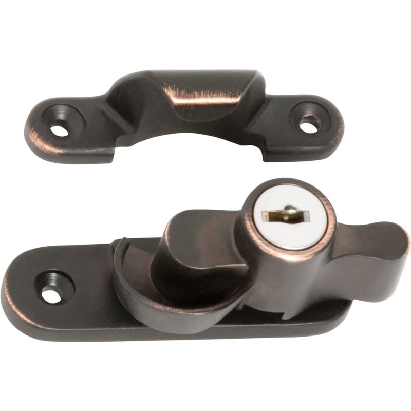 Sash Fastener Locking Zinc Alloy Antique Copper