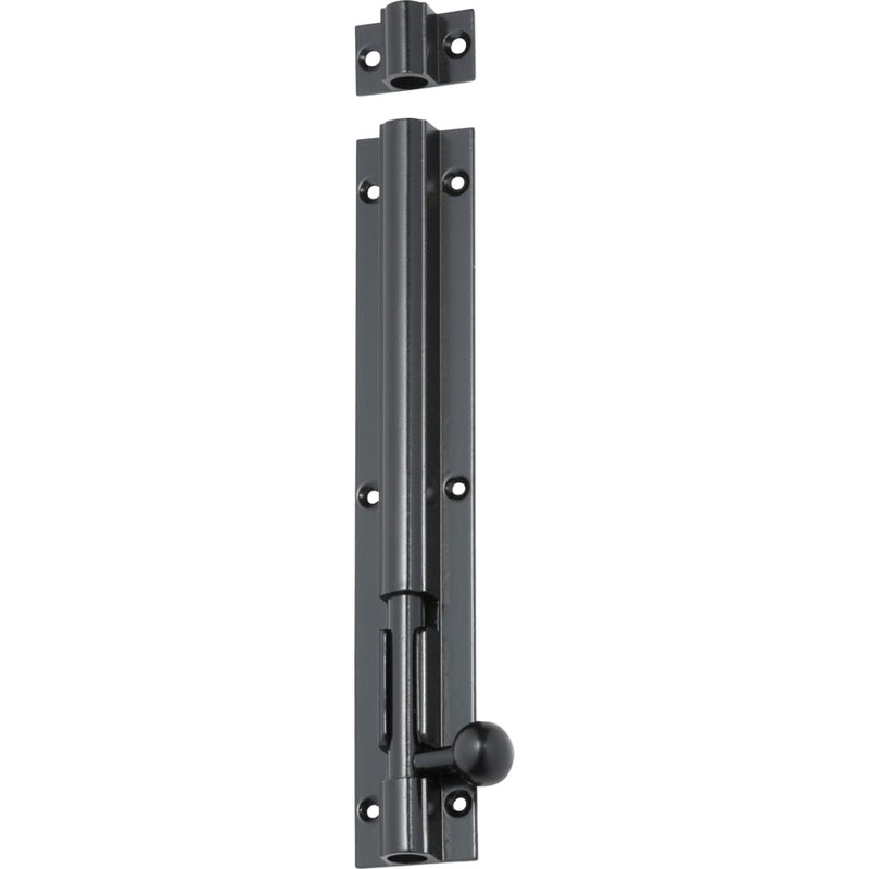 Barrel Bolt Matt Black 150mm