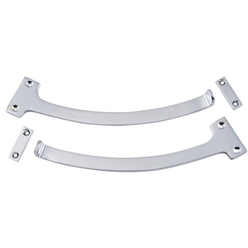 Fanlight Stop Pair Chrome Plated