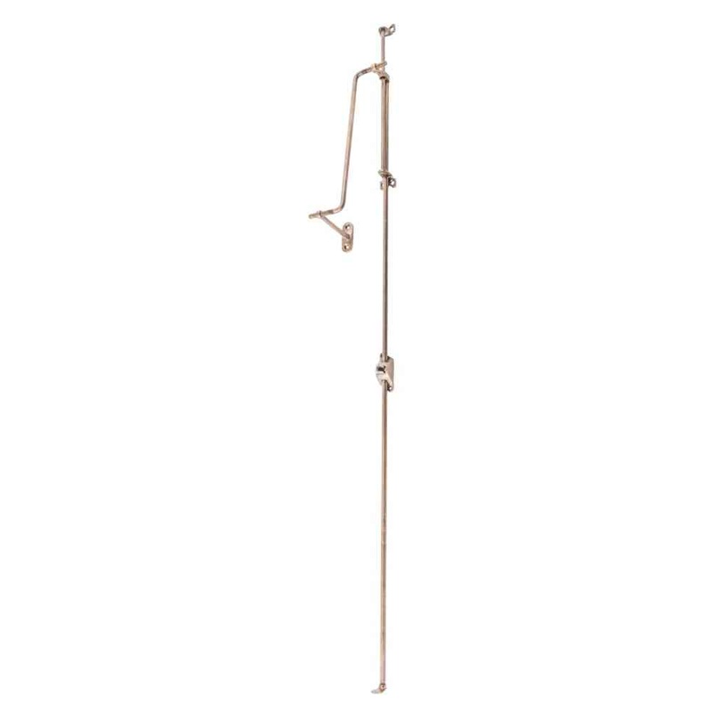 Fanlight Window Operator Antique Brass Unlacquered