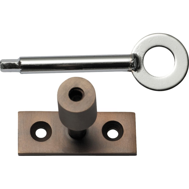 Locking Pin To Suit Base Fix Casement Stay Antique Brass
