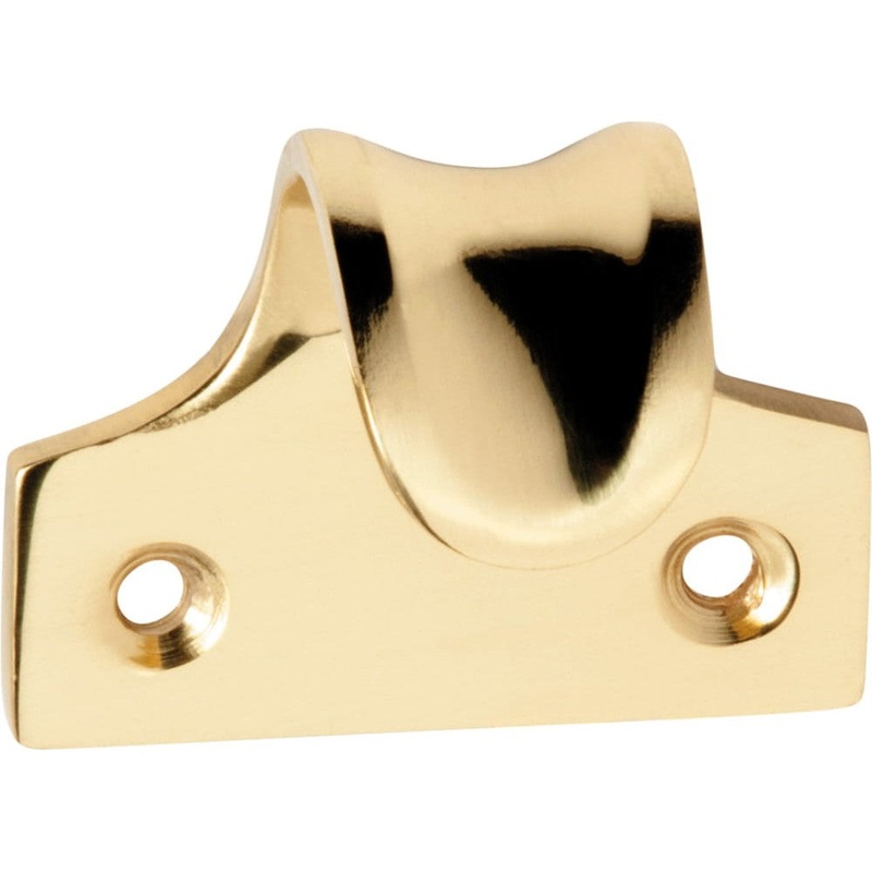 Sash Lift Dished Polished Brass