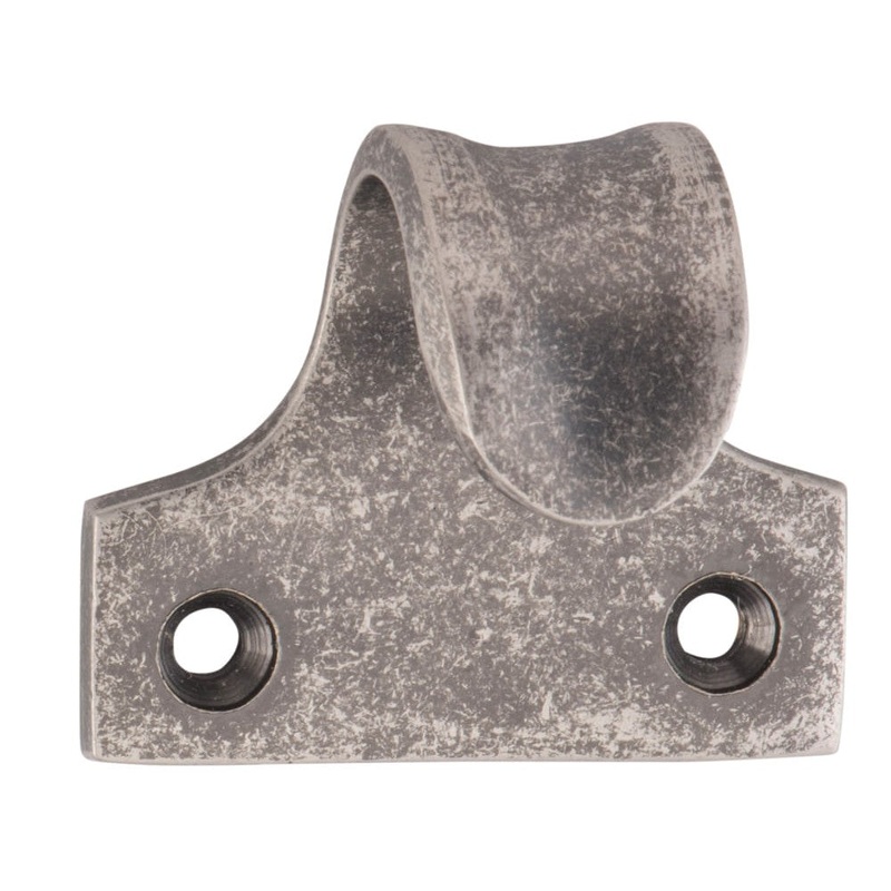 Sash Lift Dished Rumbled Nickel